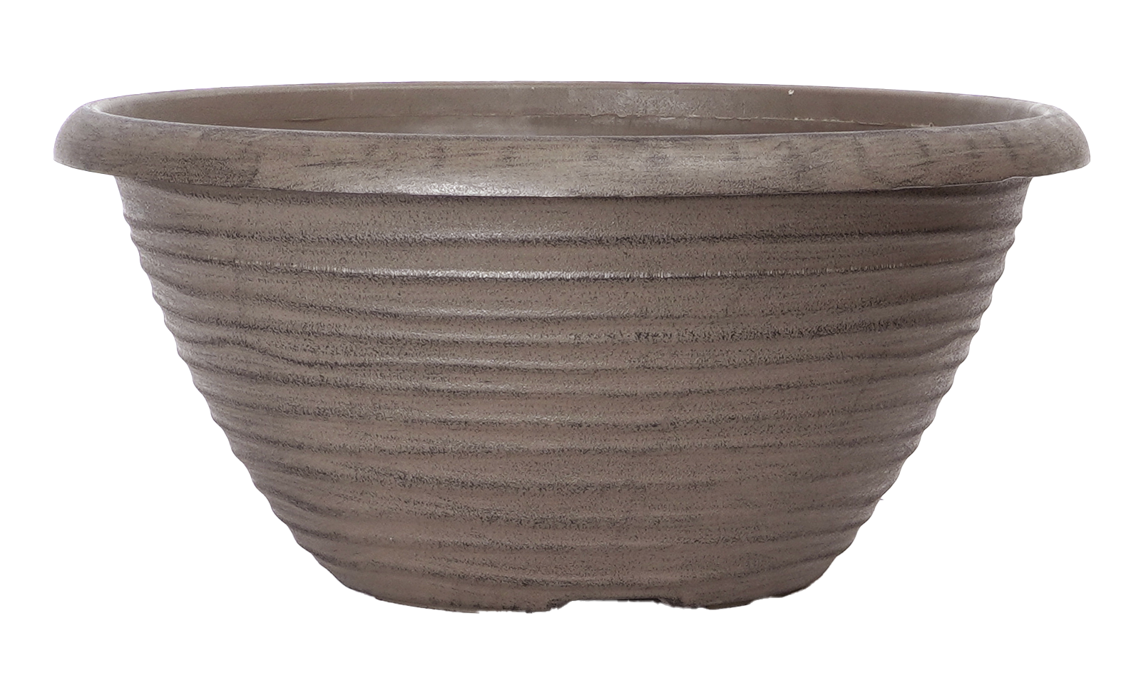 12 Inch Dune Bowl Shaded Taupe - 82 per case - Decorative Planters